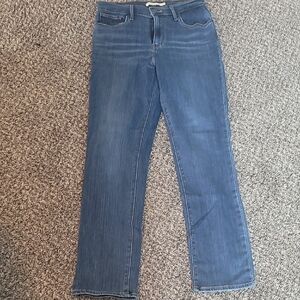 Levi's Blue Straight Leg Jeans Classic Denim